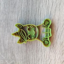 unicornio cortador estampador marcador juguete Galleta arcilla moldear 3d print model - Mito3D