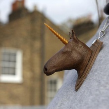 unicornio ígnea de londres la joyería animal collar 3d print model - Mito3D