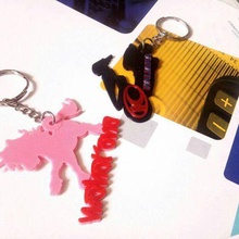 unicorn keychain various 3d print model - Mito3D