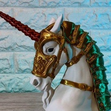 unicornio ligero Arte fdm resina multi material 3d print model - Mito3D