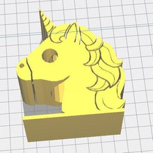 unicorn penna casa unicorno pen la matita titolare 3d print model - Mito3D