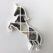 unicorn shadow box display shelf 3d print model - Mito3D