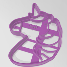 unicornio cortador de galletas art fondant cookie 3d print model - Mito3D