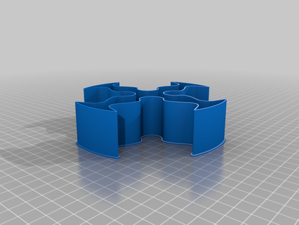 unidentified cross 00bf nestable box v2 thing  3d print model - Mito3D