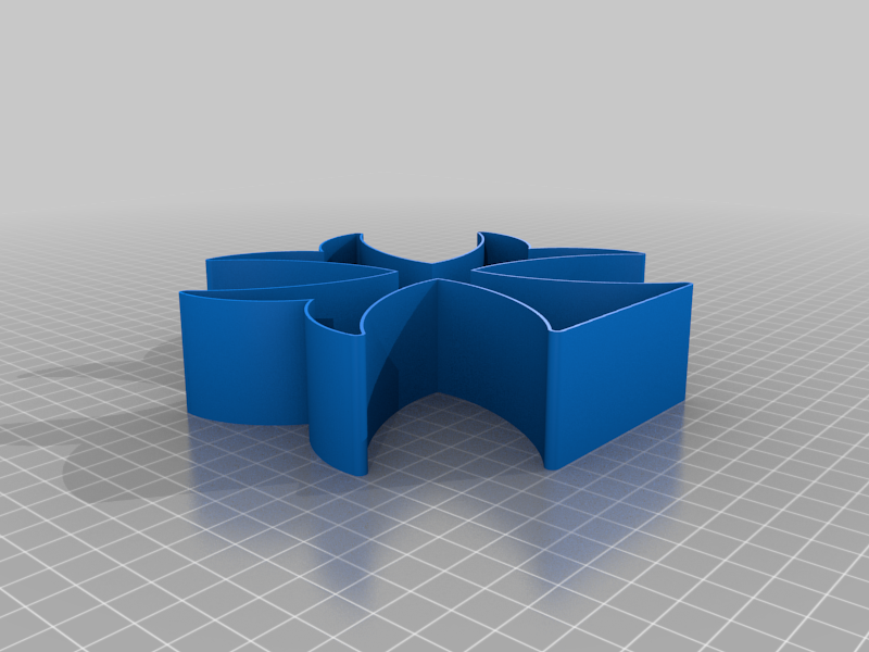 unidentified cross 00ea nestable box v2 thing 3D print model - Mito3D