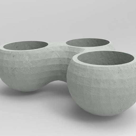 unione pentola vaso fiori fioriera impianti 3D print model - Mito3D