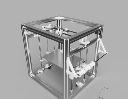 uniprint mk modulaire aio imprimante 3d drucker pièces développement trousse construire technologie universel imprimantes 3d print model - Mito3D