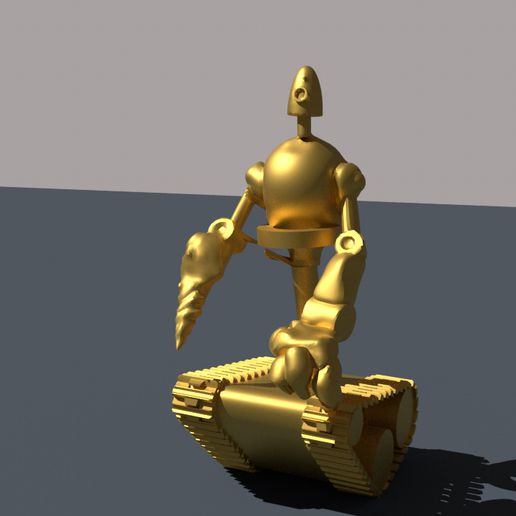 único robot 3D print model - Mito3D