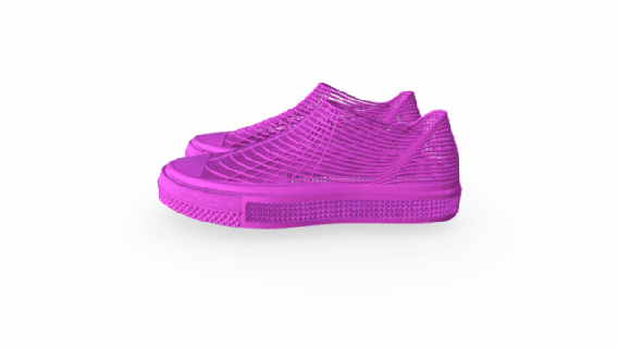 unisex umgekehrt 3d gedruckt Schuhe Größe 42 3d print model - Mito3D