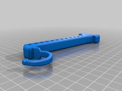 unistrut c-channel swivel hook pots pans hobby 3d print model - Mito3D