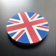 uni Royaume drapeau verre Coaster boisson uk grande Bretagne bretagne Angleterre Écosse Britanique unionjack dyi table pays décor 3d print model - Mito3D