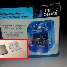united office electric pencil sharpener cap cover spare 3d print model - Mito3D