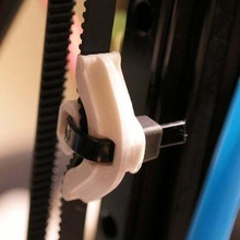 universal adjustable belt tensioner kossel prusa ultimaker ziptie zip tie 3d_printer_accessories 3d print model - Mito3D