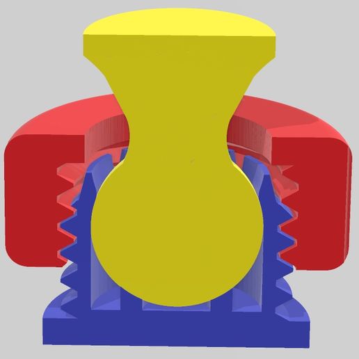 universal pelota articulación herramienta 3D print model - Mito3D