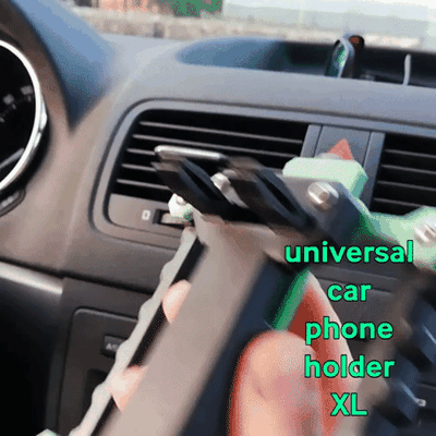universal car phone holder xl big 3d print model - Mito3D