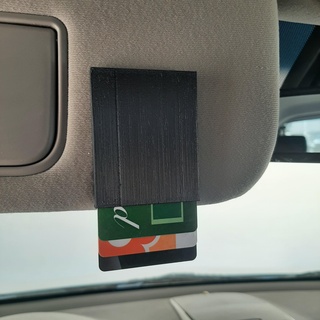 universal card holder card holder card wallet car gadget  3d print model - Mito3D
