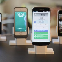 universal dock di ricarica, iphone, android casa 3d print model - Mito3D