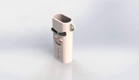 universale sigaretta accendino titolare supporto 420 portachiavi giocattolo giocattoli arte gadget 3d print model - Mito3D