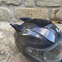 universal devil horn motorcycle helmet 3d print model - Mito3D