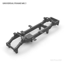 universal quadro Armação mk1 rc caminhão rctruck Kamaz 3d print model - Mito3D