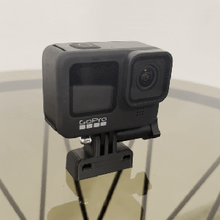 universal gopo action cam mount areas Gadget gopro hero helmet car video dji osmo insta 360 influencer cutting youtube 3d print model - Mito3D