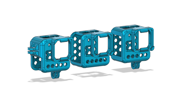 evrensel gopro 11 mini kol binmek çeşitli koruma zırh fpv hafif tepe 3d print model - Mito3D