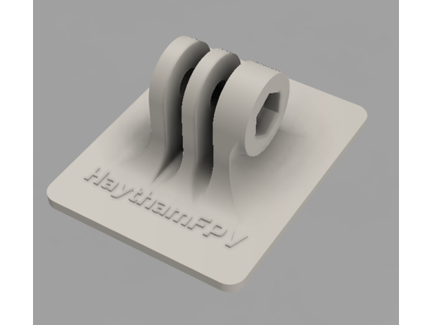 universale gopro fpv montare 3D print model - Mito3D