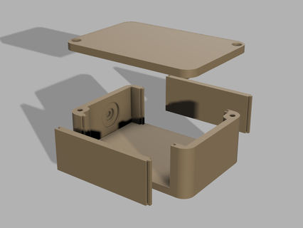 universal alojamiento tableros 100x70x40 v2 ua 3d print model - Mito3D