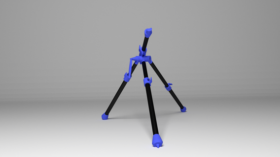 universal bloquear trípode cámara vídeo soporte foto bricolaje diy 3d print model - Mito3D