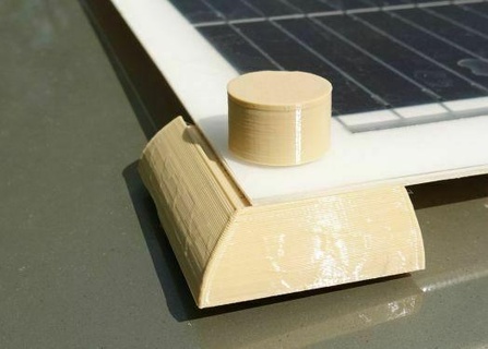 universal montaje flexible fotovoltaica panel 1 solar proyecto 3d bricolaje diy herramientas hacedores 3d print model - Mito3D