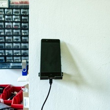 universel téléphone supporter mur monter gadget monté mobile 3d print model - Mito3D