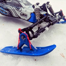 universal rc ski set gadget snowmobile snow truggy buggy 3d print model - Mito3D