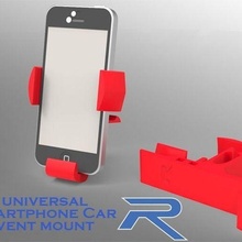 universal inteligente phone carro respirar monte Smartphone celular 3d print model - Mito3D