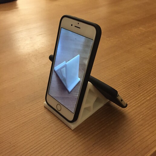 evrensel akıllı telefon Kulp destek samsung huawei oneplus gsm iphone phone stand gadget ofis video conference özçekimler fotoğraflar 3D print model - Mito3D