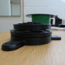 universal spiral spool holder tool 3d print model - Mito3D