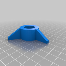 universal carrete cubo titulares m8 eje filamento soporte 3d_printer_parts 3d print model - Mito3D
