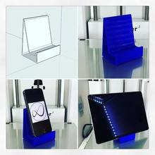 universal stand-Handy-tablet gadget 3d print model - Mito3D