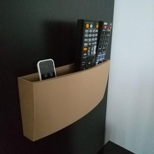 universal storage bin home trough arrangement remote controls papers design furniture vertical inside living room 3d print model - Mito3D