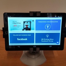custodia universale per tablet halter v2 strumento cavezza titolare semplice utensili scatole 3d print model - Mito3D