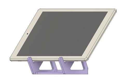 universal tableta teléfono estante soporte oficina 3d print model - Mito3D