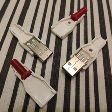 evrensel USB a type erkek fiş Konut kablolar araç tip örtmek kılıf durum 3d print model - Mito3D