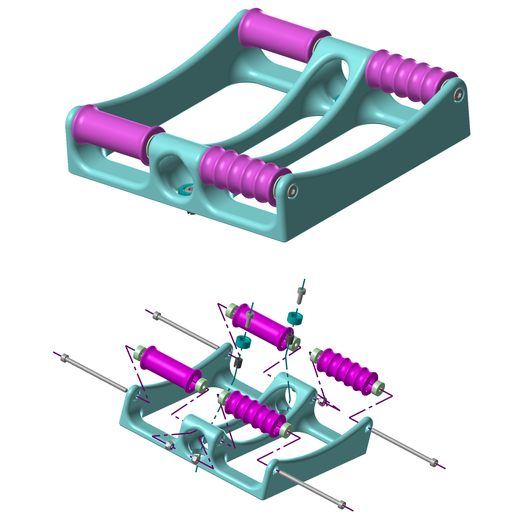 universal vertical bobina suporte ferramenta ficar pé carretel 3d impressora acessórios filo3d dagoma clube 3D print model - Mito3D