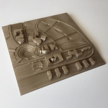 Uni-Gebäude-plan Architektur 3d print model - Mito3D