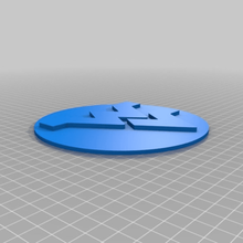 university west virginia logo circle tool 3d printing 3d print model - Mito3D