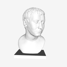 unknown bust 2 louvre paris art le muse du museum france 3d print model - Mito3D