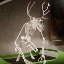 unbekannte Wesen 1 wendigo Skelett Kunst 3d print model - Mito3D