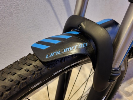 unlimit3d guardabarros bicicleta doble flexible ciclismo tenedor rueda protector cobertura herramienta polvo gorra repuesto multi color 3d print model - Mito3D