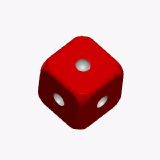 unlucky dice Game 3d print model - Mito3D