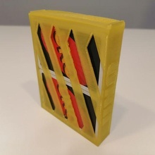 uno boîte Jeu carte 3d print model - Mito3D
