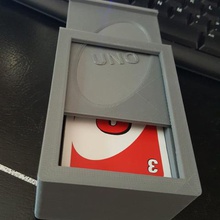 uno carte a caso, far scorrere il coperchio gioco 3d print model - Mito3D